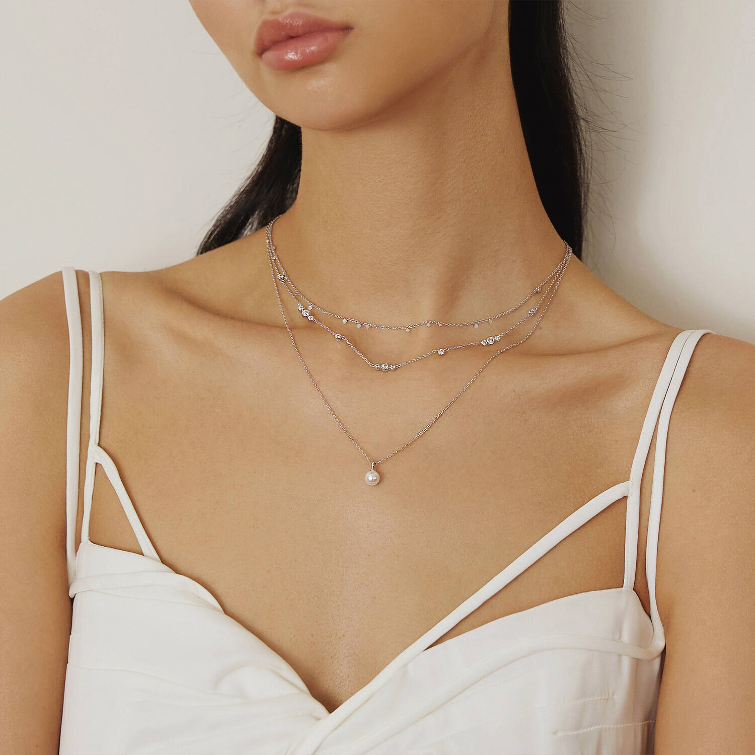  Chill Voyager - Colliers maillons - Argent / Rhodié - 45cm